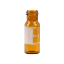 1,5mL csavaros barna feliratozható vial, 9mm